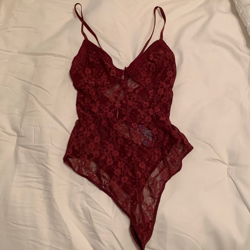 Free people raspberry truffle camisole bodysuit